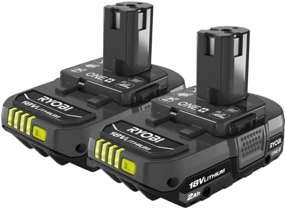 RYOBI ONEAND 18V Lithium-ION 2.0 AH Compact Battery 2-Pack PBP2006