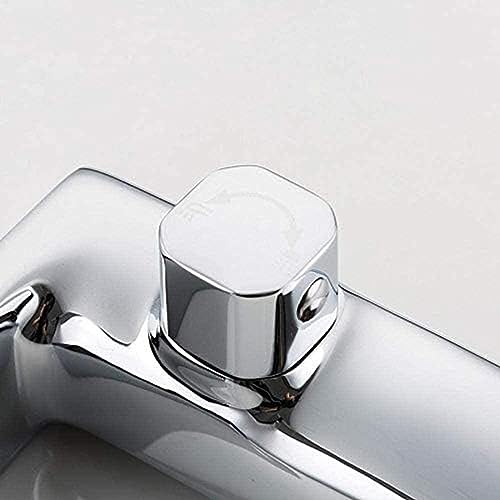 Mélangeur de douche robinet 3 pièces split pour baignoire chrome - 7