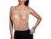 Women's Rhinestone Fishnet Tank Top Hollow Out Diamond Mesh Crop Top Punk Rave Festival Nightclub Vest