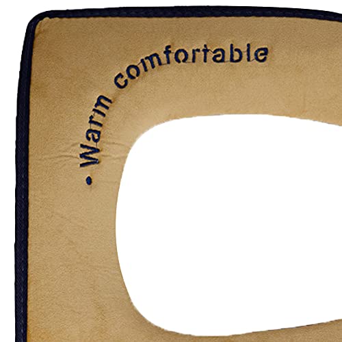 BOduShang Klobrillenbezug Toilettensitzbezug Wc Sitzbezüge Wc Sitz Wärmer Wc Sitz Abdeckung Bad Warm Haut-Freundliche Wc Sitz Pad Beheizte Wc Sitz Yellow – Bild 7