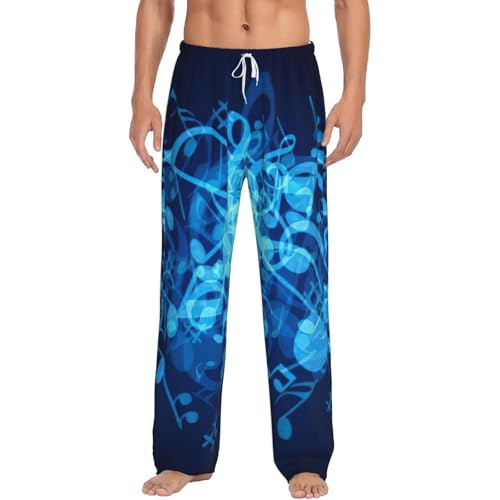 Pyjama homme musique bleu thermorégulateur et ensemble nuit doux