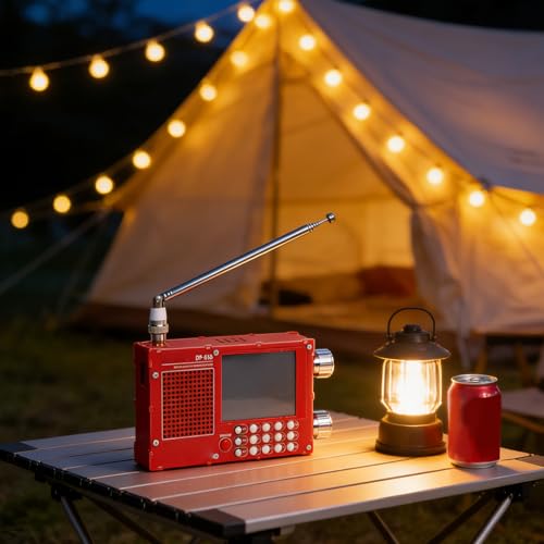 Radio portátil digital AM FM SW LW con batería 5000mAh miniatura 3