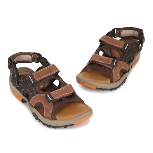 Image of Woodland Men Rust Brown Sandal