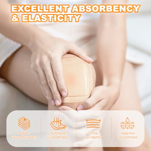 Carbou Medical Xeroform Petrolatum Dressing 1"x8" (Paquete de 50) + Silicone Super Absorbent Wound Dressing 5"x5" (Paquete de 10) miniatura 7