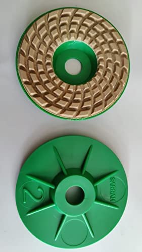 Diamond Polishing 4" GC Pads Suitable in Angle Grinder Grit No 200 - No 2 (10 - Pcs) Color May Be Vary (B0B1P5VH8M) Amazon Price History, Amazon Price Tracker