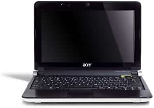 Acer Aspire One D150, 10.1 Inch Netbook (Intel Atom N280, 1.66 GHz, 1 GB RAM, 160 GB, XP Home, up to 7 Hours Battery Life, Bluetooth, White)