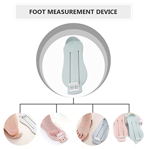 Ushobe Children Foot Measure 2Pcs Shoes Size Infant Feet Measure Sizer Feet Measuring Ruler Baby Foot Ruler Measuring Devices Kids Baby Shoe Measurement #TOP4