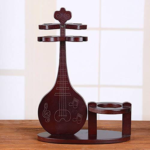 Soporte para Botellas de Vino de Madera Maciza miniatura 2