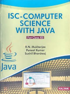 Amazon.in: Buy ISC Computer Science with Java for Class 12 by Kalyani ...