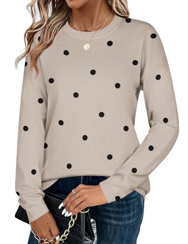 Image of Zeagoo Sweaters for Women Fall Outfits Trendy 2025 Long Sleeve Shirts Bussiness Casual Knit Pullover Sweater Tops