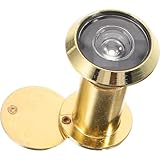 OUNONA Privacy Protective Door Viewer with Cover Stainless Steel Peephole for Home Office Hotel Anti-Rust Wide Angle Glass Lens Security Replacement for Door Viewer Fits Thickness - Image 1