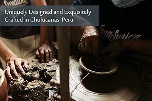 Incense Holder Authentic Chulucanas Peru Pottery (Green) #TOP3