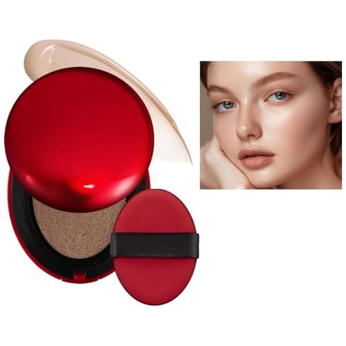 Cushion Foundation, Semi-Matte Finish 72-Hour Foundation Full Coverage Sun Protection, Waterproof