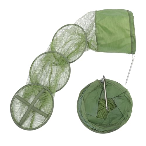 ibasenice 2Pcs Professional Crawfish Trap Portable Lobster Fishing Supply Durable Net Easy to Use Compact Design for Outdoor Fishing