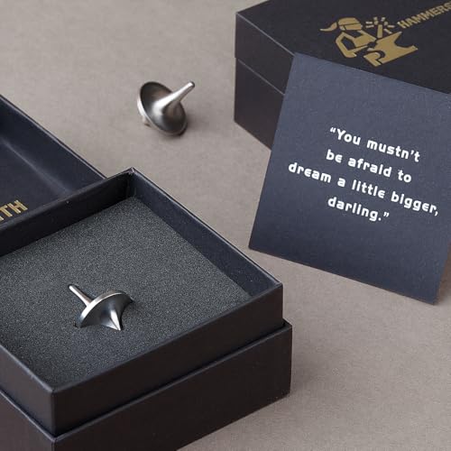 HAMMERSMITH Spinning Top – from Movie to Reality, Just-Right Tactile Experience, The Totem Worth Collecting (Stainless Steel/Classic Line)
