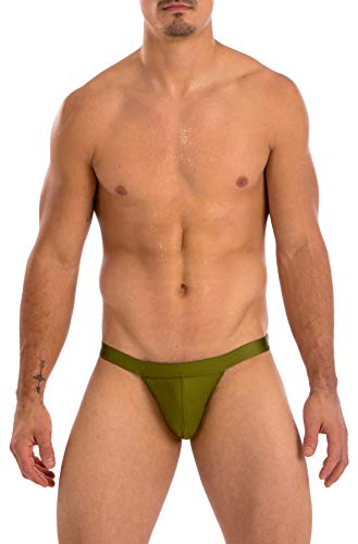 Gary Majdell Sport Men's Micro Bikini Swimsuit (Olive, Large)