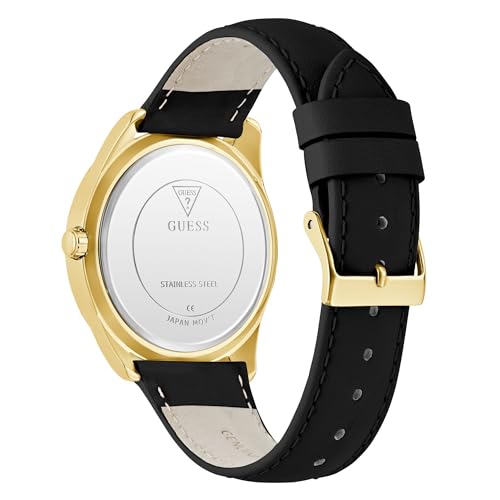 Image of Guess Round 40mm Gold Dial Analog Women Watch - U1439L1M