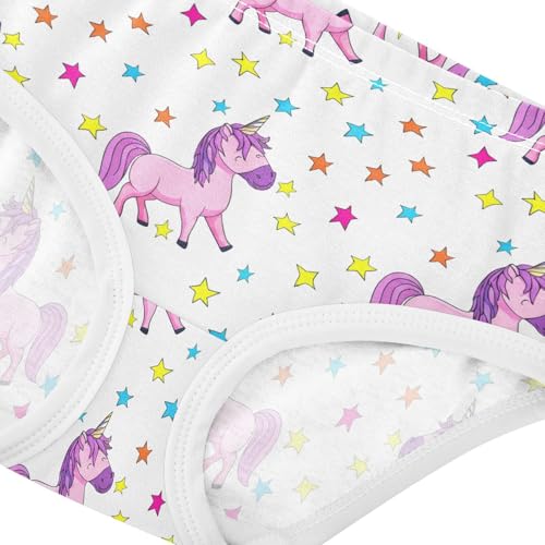 Cute Cartoon Unicorn Stars Toddler Girls's Underwear 2T 202c17964