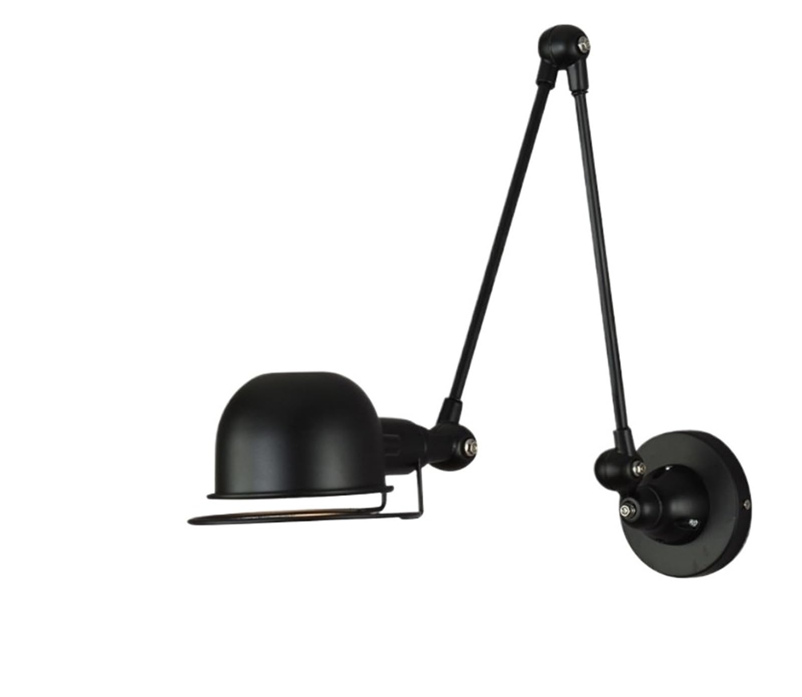 Lámpara de pared vintage blanca tipo aplique industrial americano extensible para salón