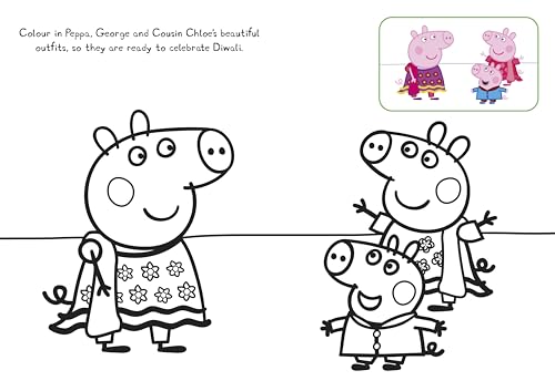 Peppa Pig: Peppa's Diwali Copy Colouring | Fun Festive Activity Book for Kids Aged 3+ | Celebrate Diwali with Peppa and Friends | Great Gift for Little Artists