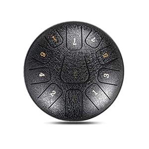 Ghzste Steel Tongue Drum, 11 noten 6 inch handpannentrommel voor volwassenen en kinderen, stalen trommel-percussie…