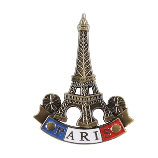 Durlo Imán de nevera de metal 3D de la Torre Eiffel, recuerdo de París, escultura magnética decorativa para nevera, cocina, oficina y recuerdos. | Ya disponible en tu tienda friki favorita! En mundofriki.es!