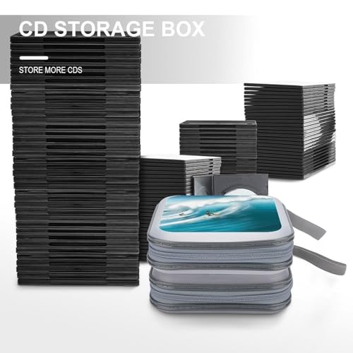 Funda para CD de surf con correa de mano para coche y hogar 7