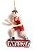 1 X Boy Wrestler Sports Christmas Ornament