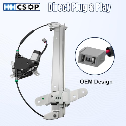 Image of Front Left Driver Power Window Regulator with Motor for Lincoln Town Car