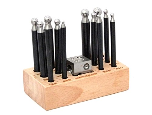 Mini Dapping Set With 6 Sided Block And 12 Punches