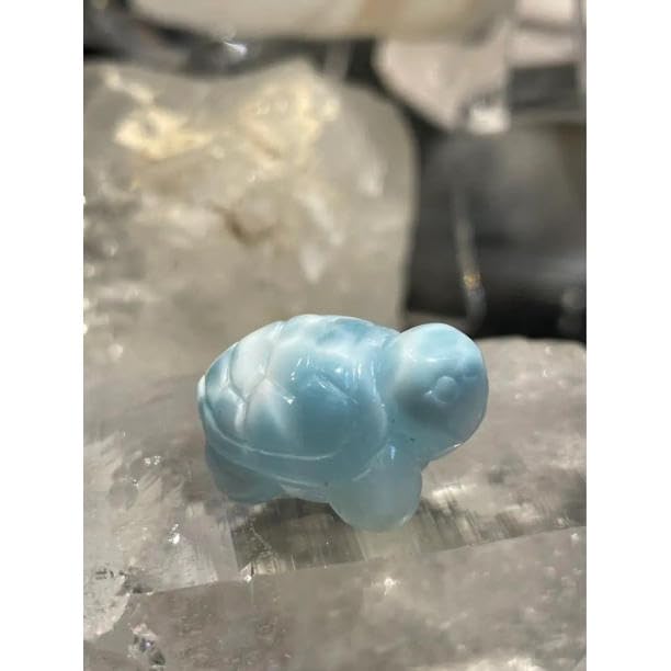 ラリマー 亀 ホヌ タートル 置物 彫り物 彫物 ヒーリング効果抜群