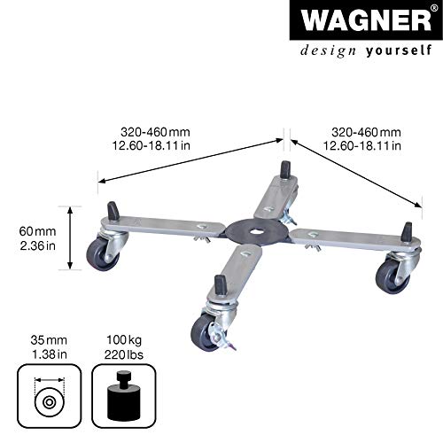 WAGNER Plantentrolley SUN CITY BASIC 32-46 x 6 cm bruikbaar oppervlak I traploos uittrekbaar I Voor binnen + buiten… - Afbeelding 4