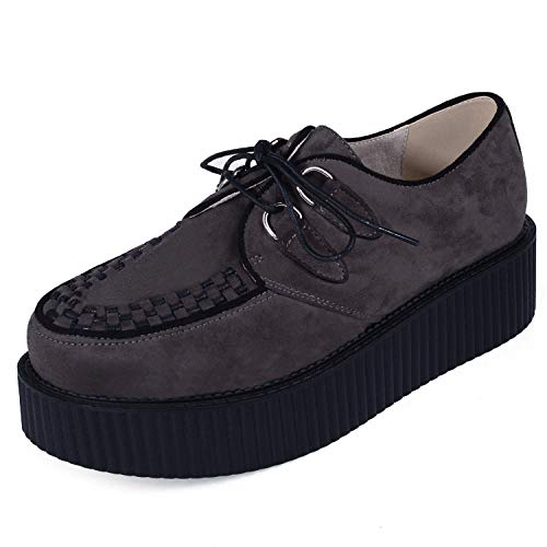 RoseG Creepers Scarpe Stringate Basse Punk Plateau...