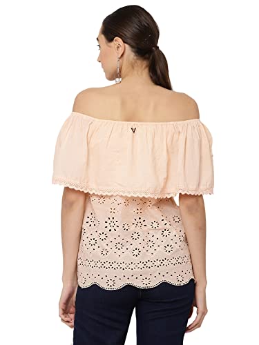 Image of Pure Cotton Schiffli Top