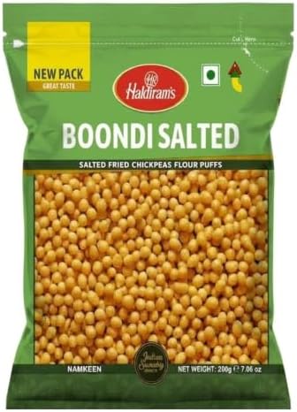 Haldiram's Boondi Salted Fried Chickpeas Flour Puffs 200g
