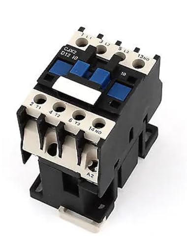 Contactor trifásico CJX2-1210 con terminales de tornillo anticaídas 2