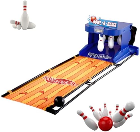 Automatic Reset Bowling Game Set with LED Scoreboard, Interactive Indoor Bowling Fun for Family Gatherings, Kids & Adults, Perfect Home Entertainment Activity