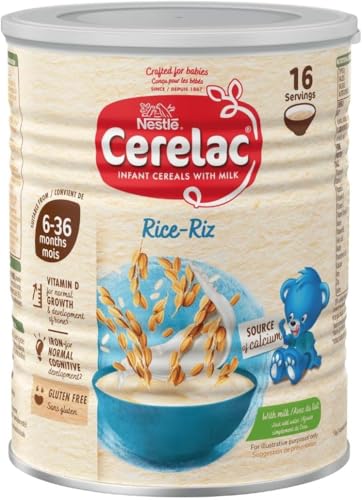 Cerelac Rice with Milk Infant Cereal, 6 months+, 400 g (Pack of 1)