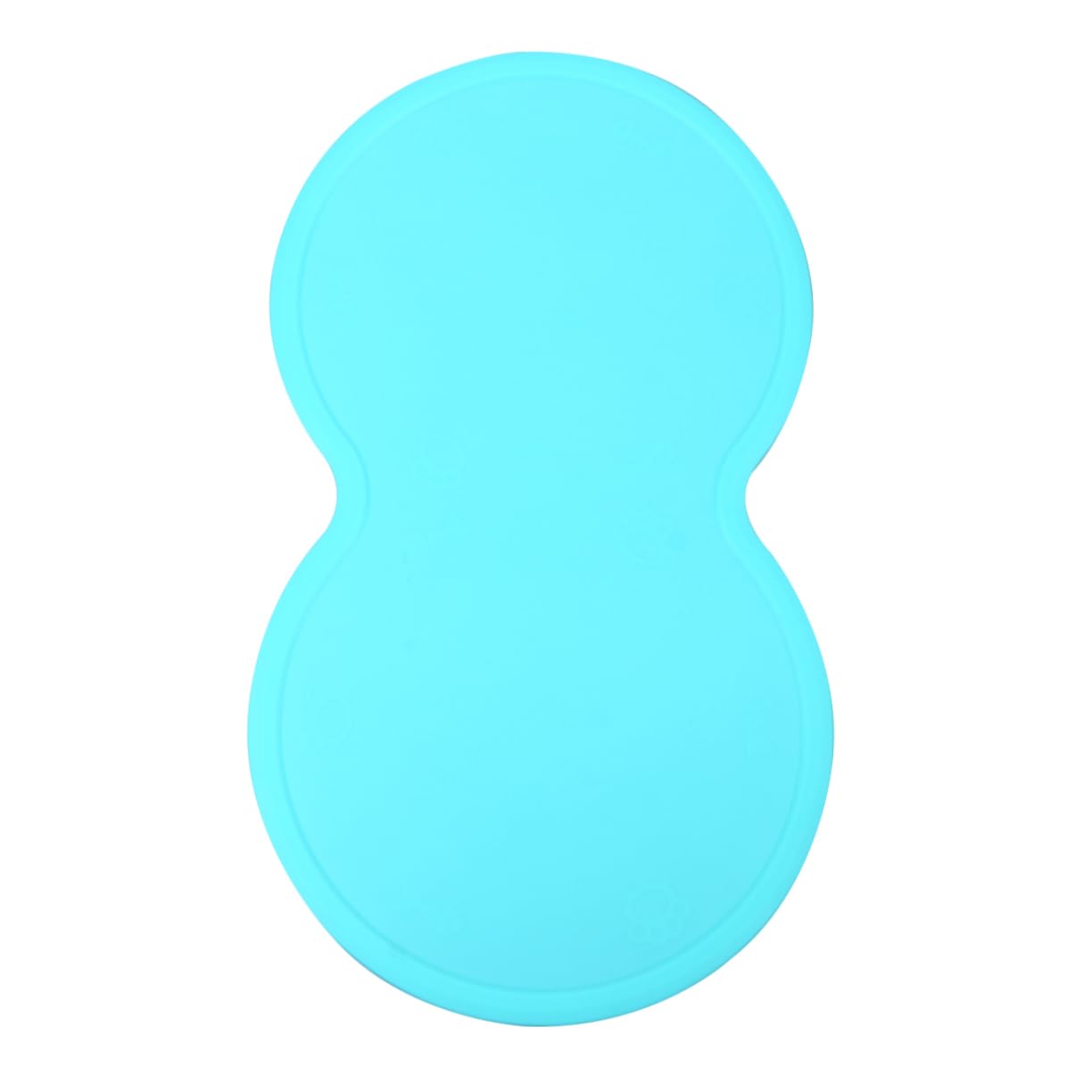 Garneck Silicone Pet Feeding Mat Slip Dog Cat Placemat Heat Insulated Pad for Mess Dining Green Color for Home Floors