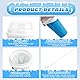 Tapvai Slushy Maker, Slush Becher, Eis Zum Kneten Slushy Becher, Quick Frozen Magic Cup, Silikon Slushy Maker Cup, Slush Cup Mit Strohhalmlöffel für Diy Cola Oder Saft