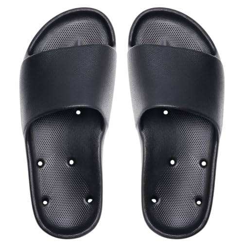 Image of Unisex Arch Support Shower Shoes with Drain Holes Slides | Drain hole,Lightweight,Comfortable,Durability,Sole cushioning,Quick-drying,indoor outdoor wear