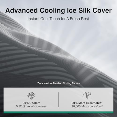 Image of Novilla King Size Mattress 16 Inch, Memory Foam King Mattress | with AiryFlow Cooling System for Cool Night, Pressure Relief, Ergonomic Support for Spinal Alignment, CertiPUR-US,Medium Firm