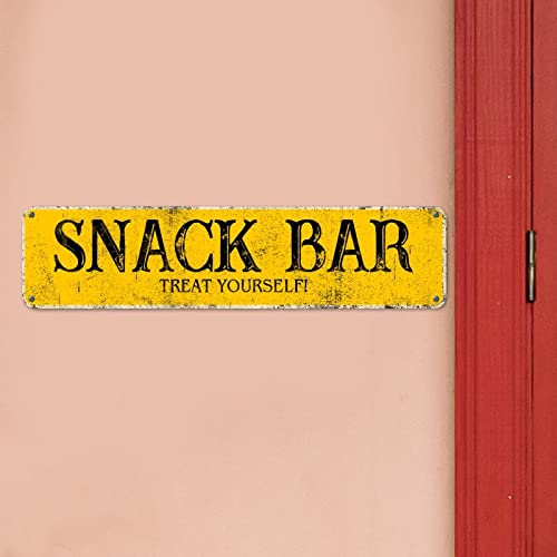 Plaque murale en métal pour snack bar décoration de cuisine rétro vintage - 4