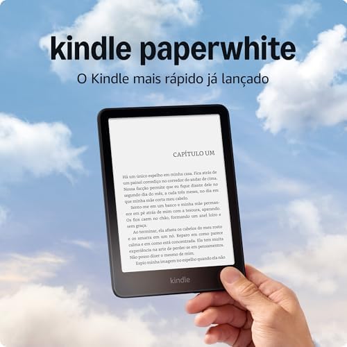 Kindle Paperwhite 16 GB (Geração mais recente) - O Kindle mais rápido já lançado, com nova tela antirreflexo de 7” e bateria que dura semanas - Cor Preta