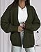 BTFBM Cardigan Sweaters for Women 2026 Fall Fashion Casual Long Sleeve Oversized Open Front Knit Cardigans Jacket Coat(Army Green,Medium)