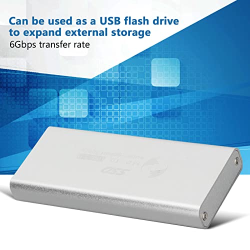 Adaptador Caja Externa mSATA a USB 3.0 SSD, Aluminio miniatura 5