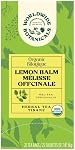 Worldwide Botanicals Organic Lemon Balm Tea, 25 Tea Bags - 50% more herbs with 2.25g per teabag - 100% Pure Lemon Balm Leaves, Kosher