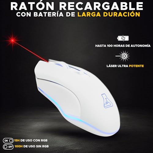 Agarre cómodo del ratón Kult Helium