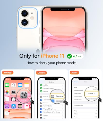 Image of FNTCASE for iPhone 11 Case: [Compatible with Magsafe] Translucent Matte Magnetic Cases [Full Camera Protection] Military Grade Shockproof Protective Phone Cover - Orange