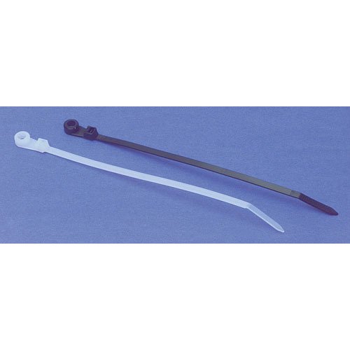 Cable Ties 6" Natural Color w/ Screw Mounting Head 100 Pcs.